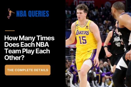 how many times does each nba team play each other