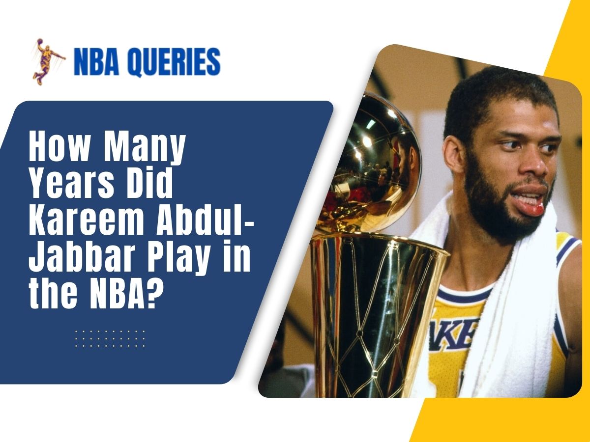 how many years did kareem abdul-jabbar play in the nba