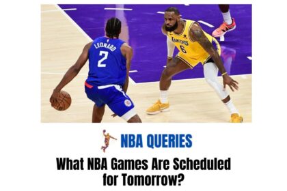 What NBA Games Are Scheduled for Tomorrow
