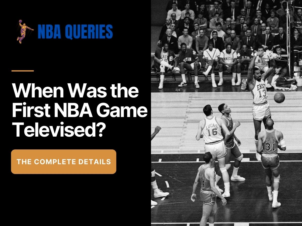 when was the first nba game televised