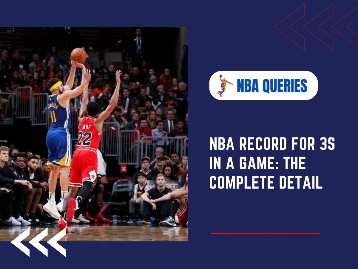NBA record for 3s in a game
