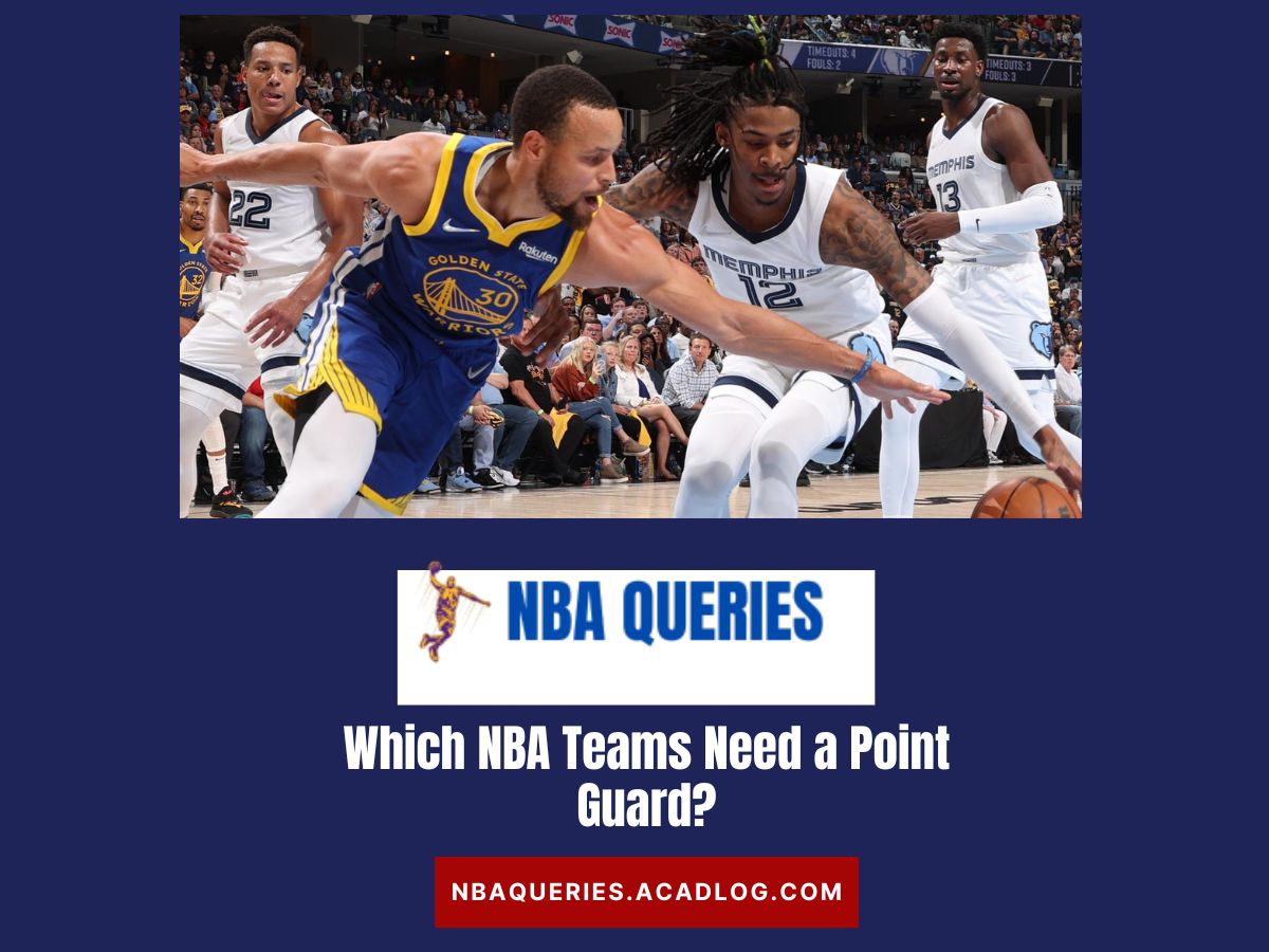 NBA teams that need a point guard
