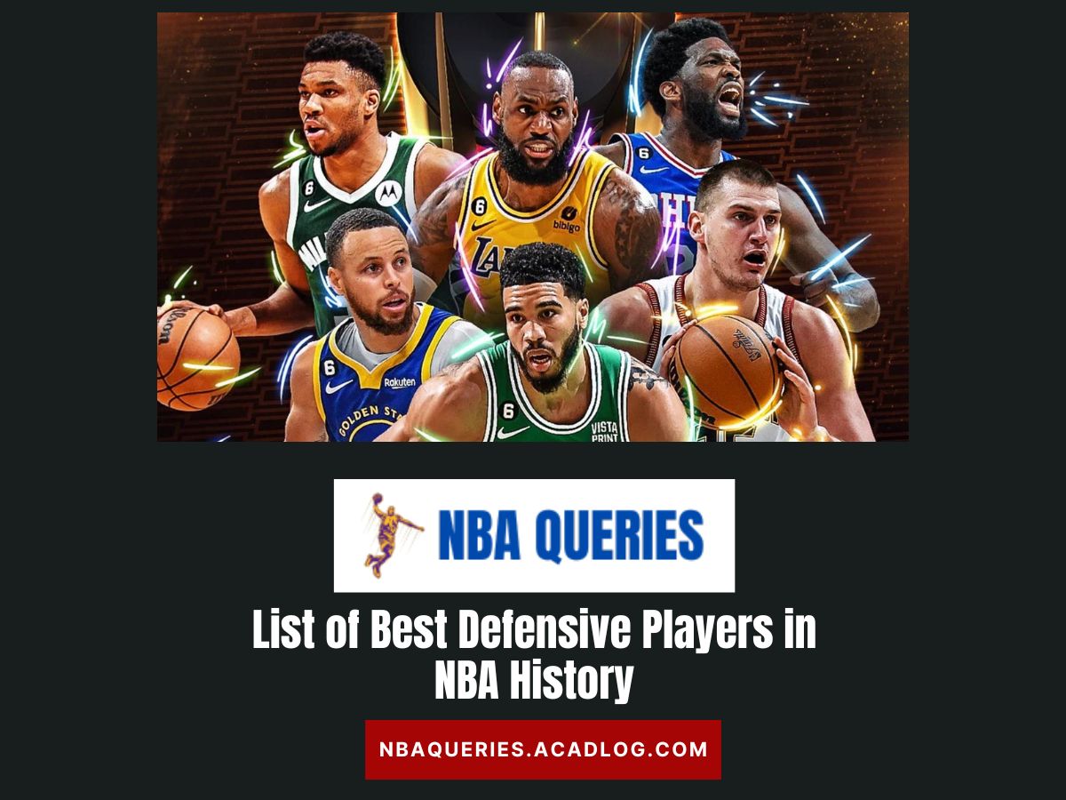 List of Best Defensive Players in NBA History