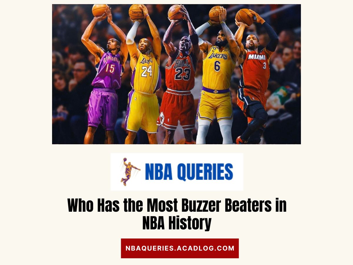most buzzer beaters in NBA history