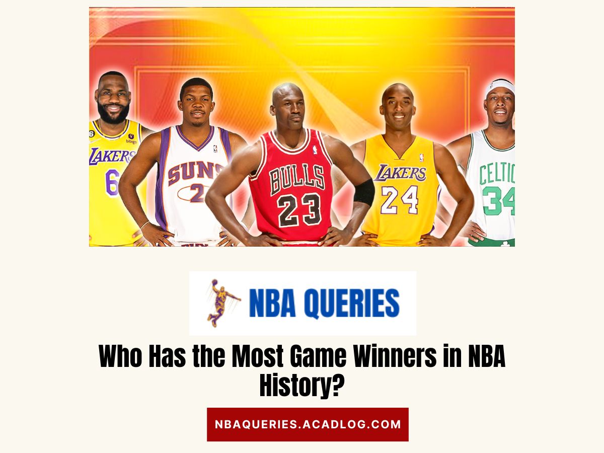 most game winners in NBA history